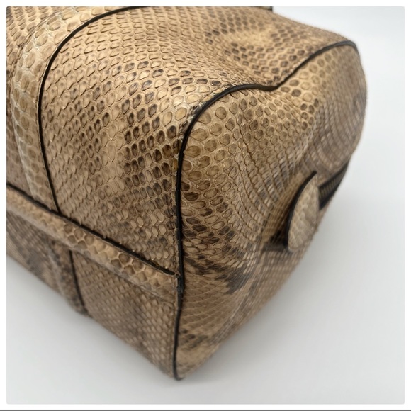 J&M DAVIDSON Python Boston Bag - Picture 11 of 17